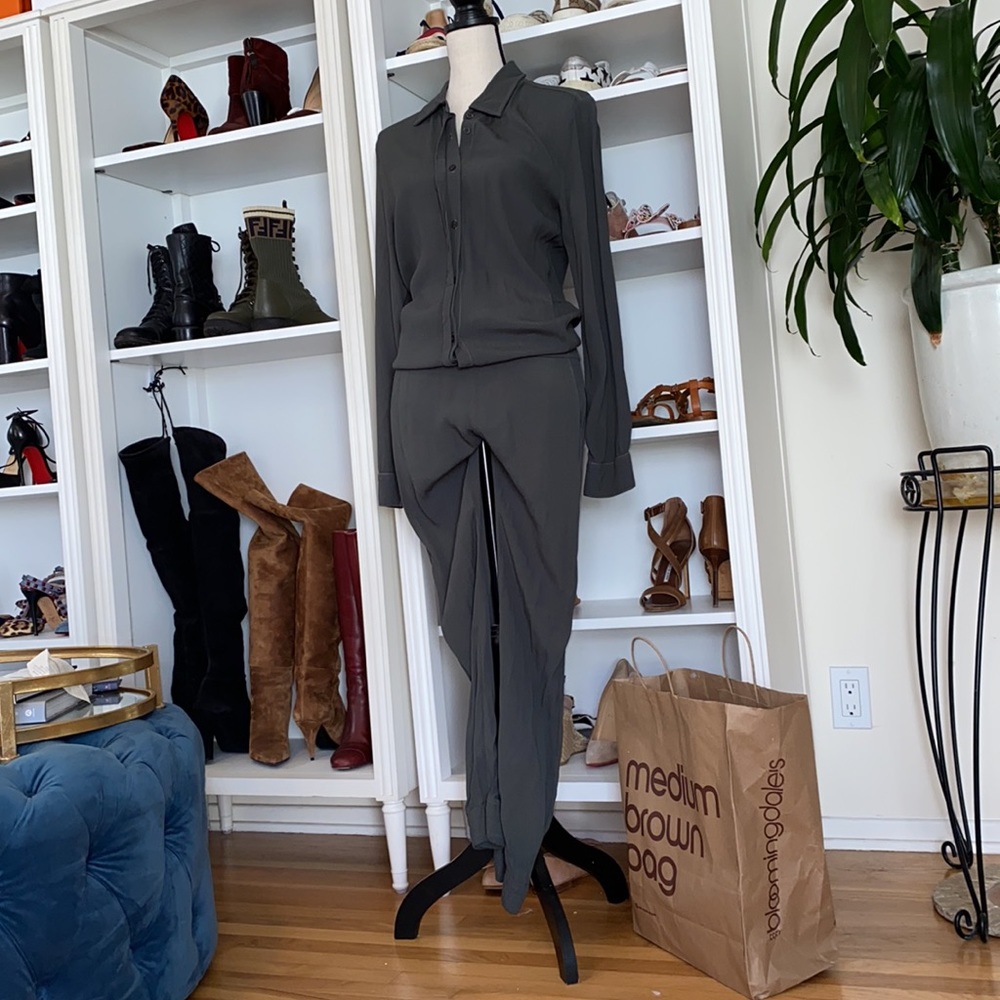 NWT Monrow Long Sleeve Jumpsuit Sz S